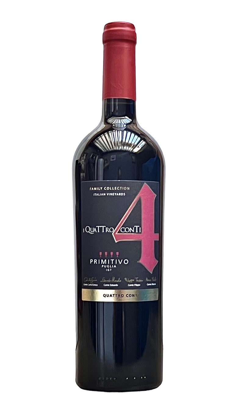 Vinho 4 Conti Primitivo Puglia Vv 4.0 | Oferta