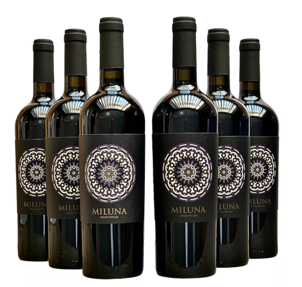 Vinho Miluna Puglia Rosso