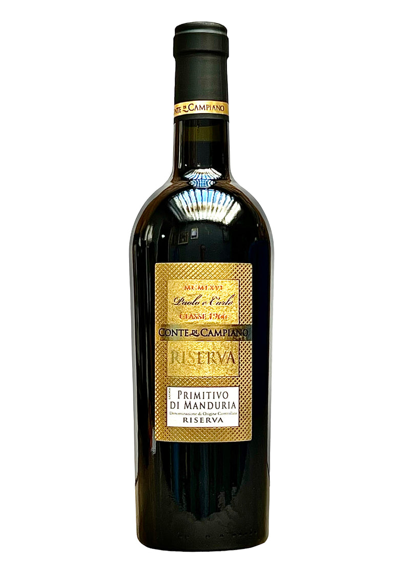 Vinho Italiano Conte Di Campiano Primitivo Manduria Riserva Vv 4.2 | Oferta